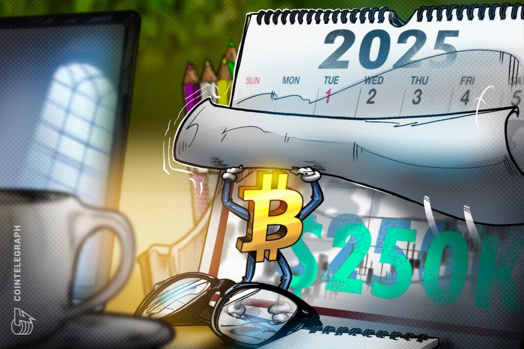 Fund strategist echos 6-figure BTC price targets, sees $250K+ in 2025