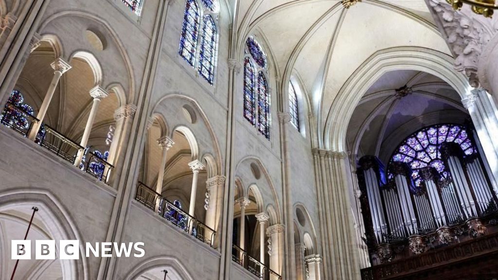 First look inside Notre-Dame ahead of reopening