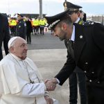 Pope Francis touches down in Corsica for first papal visit