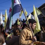 Thousands take to the streets in northeast Syria in support of Kurdish-led force