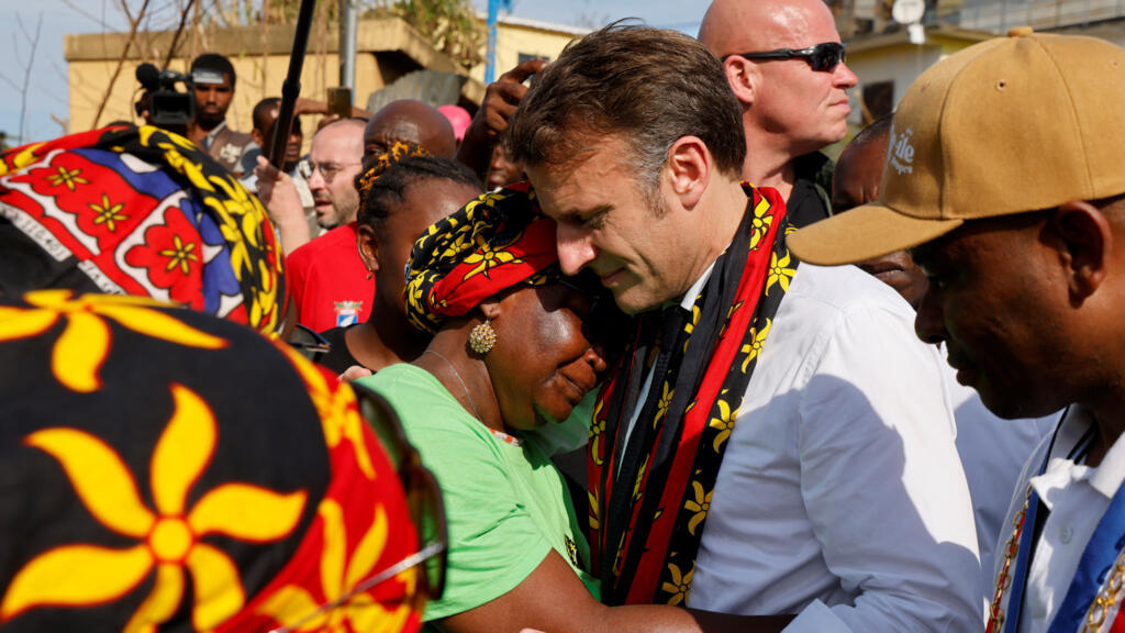 Macron faces Mayotte locals, pledges to 'rebuild' cyclone-ravaged island