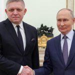 Putin welcomes Slovak PM to Moscow, a rare visit by EU leader