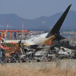 Scores killed as plane carrying 181 people crash-lands in South Korean airport