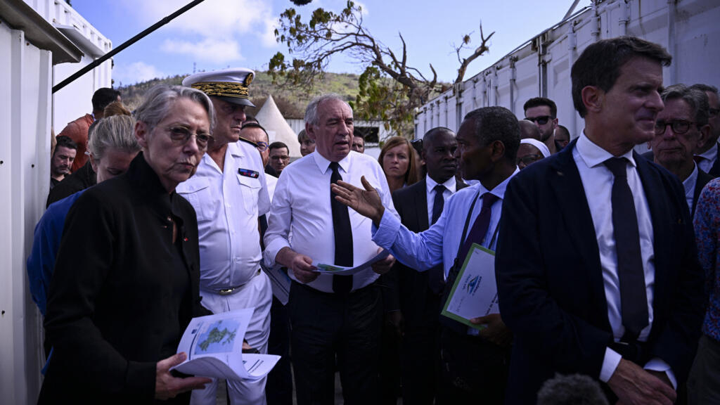 French PM François Bayrou arrives in Mayotte to draft aid plan after deadly cyclone