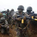 How French soldiers train for trench warfare