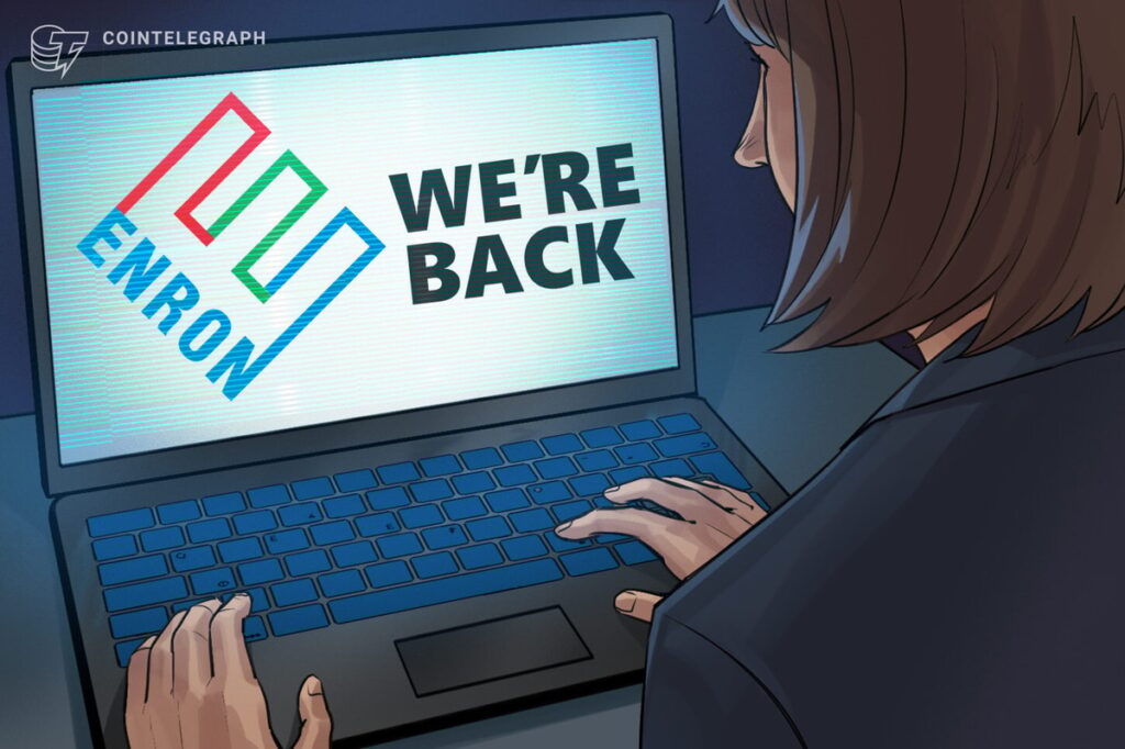 Enron relaunch headed by pranksters hints at offering crypto token