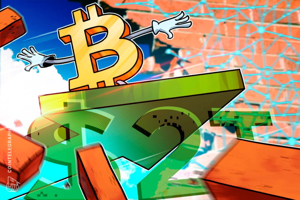 BTC price can surge 43% before ‘bubble’ as Bitcoin market cap hits $2T