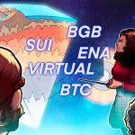 SUI, BGB, ENA and VIRTUAL show strength as Bitcoin looks for direction