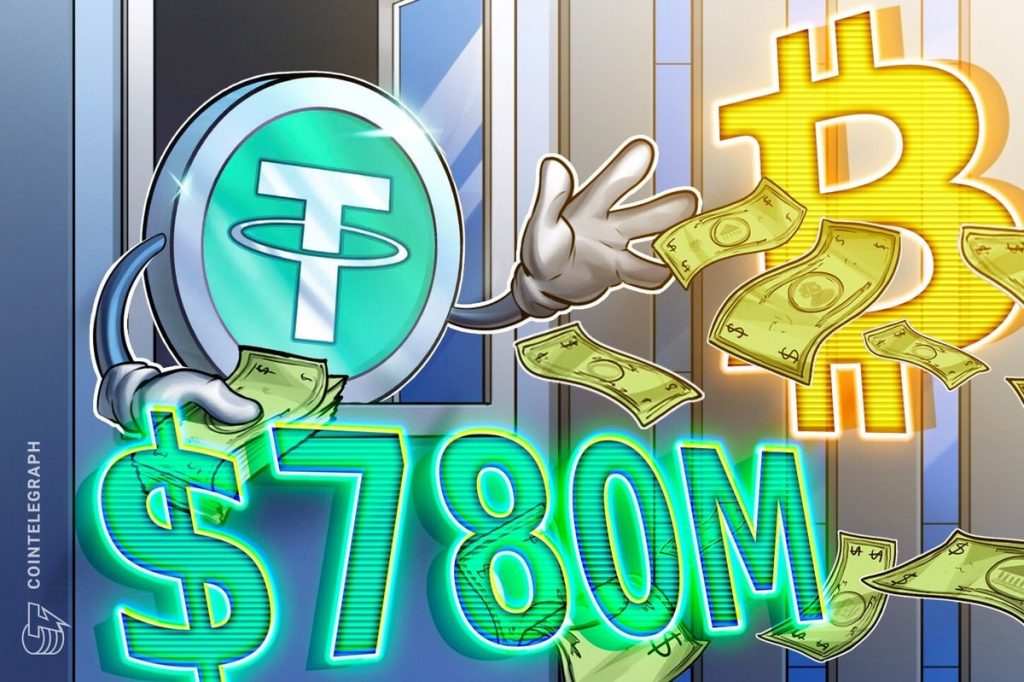 Tether shifts $780M in Bitcoin to reserve — its biggest move in 9 months