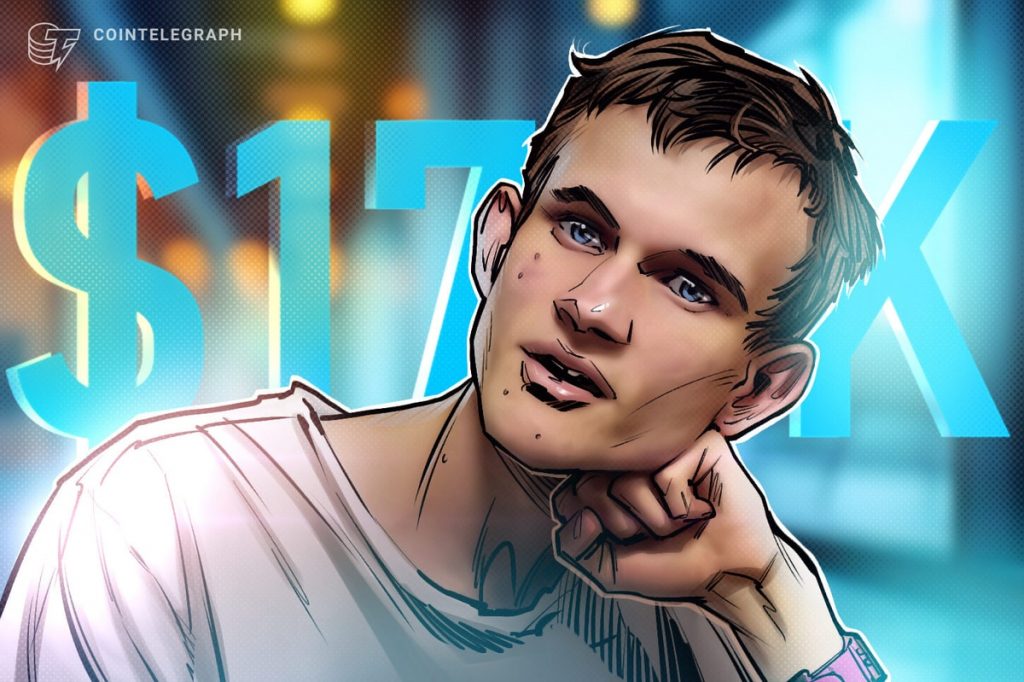 Vitalik Buterin donates $170K to Tornado Cash developers’ legal fund