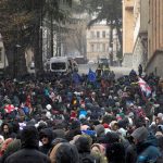 Protests in Georgia continue as ex-footballer becomes president