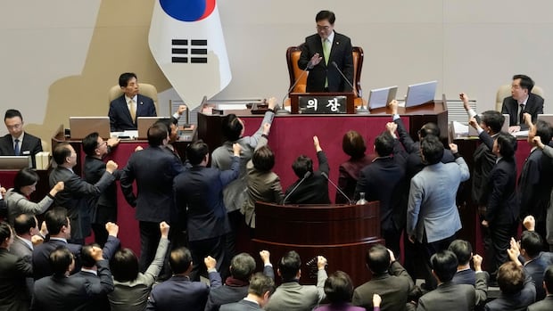 South Korea’s opposition votes to impeach acting president