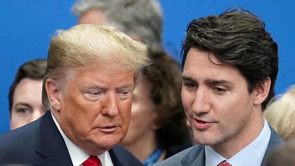 'To Governor Justin Trudeau of Canada': Trump's Christmas message