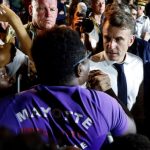 French President Macron in angry exchange with frustrated residents in cyclone-hit Mayotte