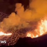 Hawaii’s Kilauea volcano sends jets of lava into the air