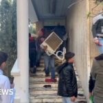 BBC sees looting at Bashar al-Assad’s residence