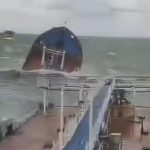 Oil spill near Black Sea after two Russian tankers seriously damaged in storm