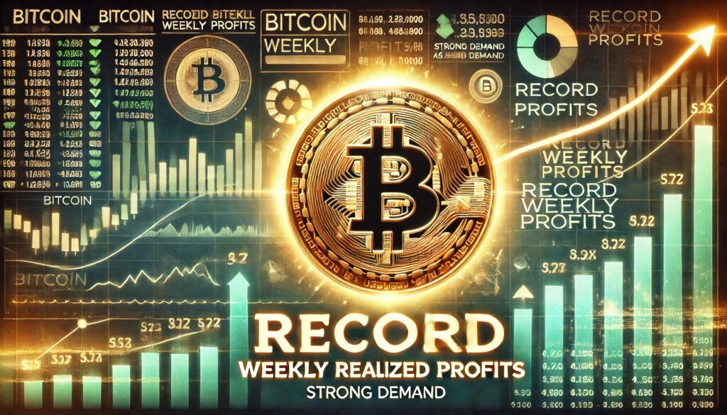 Bitcoin Sets Record In Weekly Realized Profits – Data Supports Strong Demand