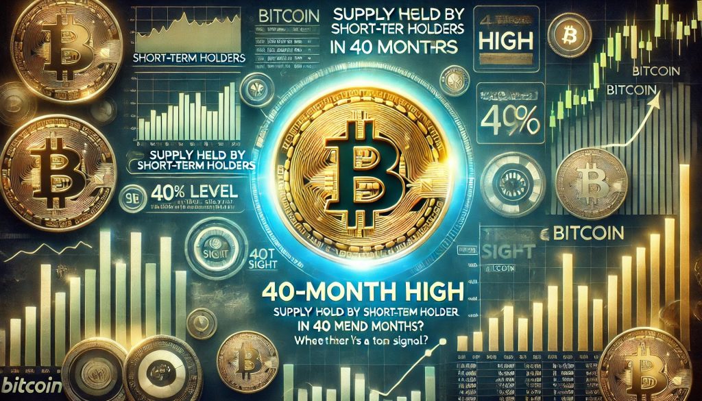 Bitcoin Supply Held By STH Hits Highest Level In 40 Months – Top Signal Or Trend Shift?