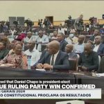 Mozambique top court confirms ruling party disputed win