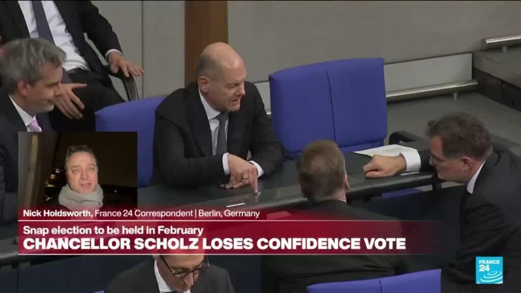 Germany’s Scholz loses confidence vote, triggering path to snap elections