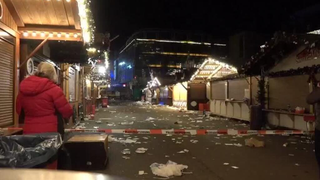 Driver kills at least two after ramming into crowd at German Christmas market