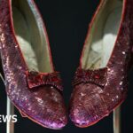 Dorothy’s ruby slippers from Wizard of Oz movie to be auctioned off