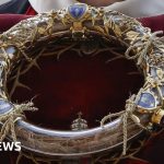 Crown of Thorns returns to cathedral after reopening