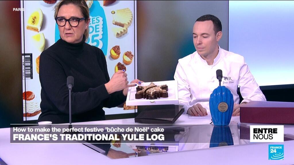 Bûche de Noël: The traditional French Yule log