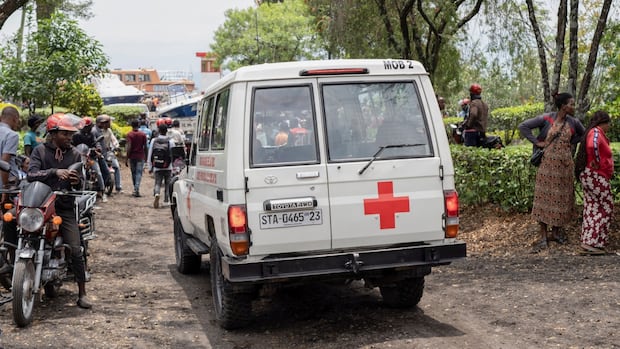 Overloaded ferry capsizes in Congo, killing dozens with over 100 others missing