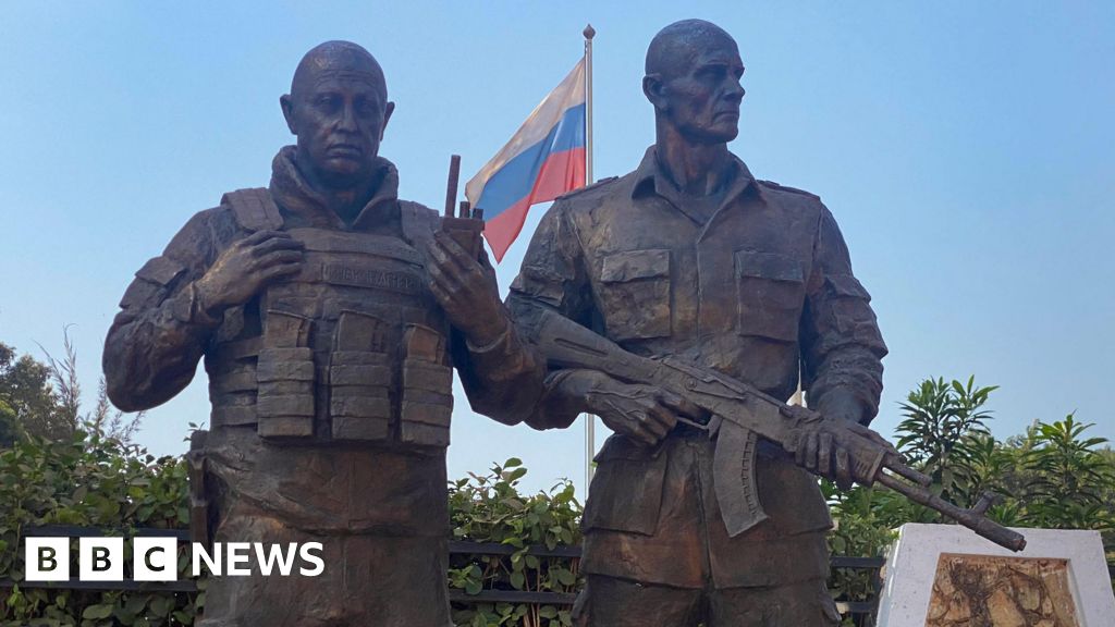 Central African Republic unveils statue in honour of Russia’s Wagner founder Yevgeny Prigozhin