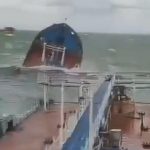 Russian tanker splits in half during storm, spilling oil into Kerch Strait