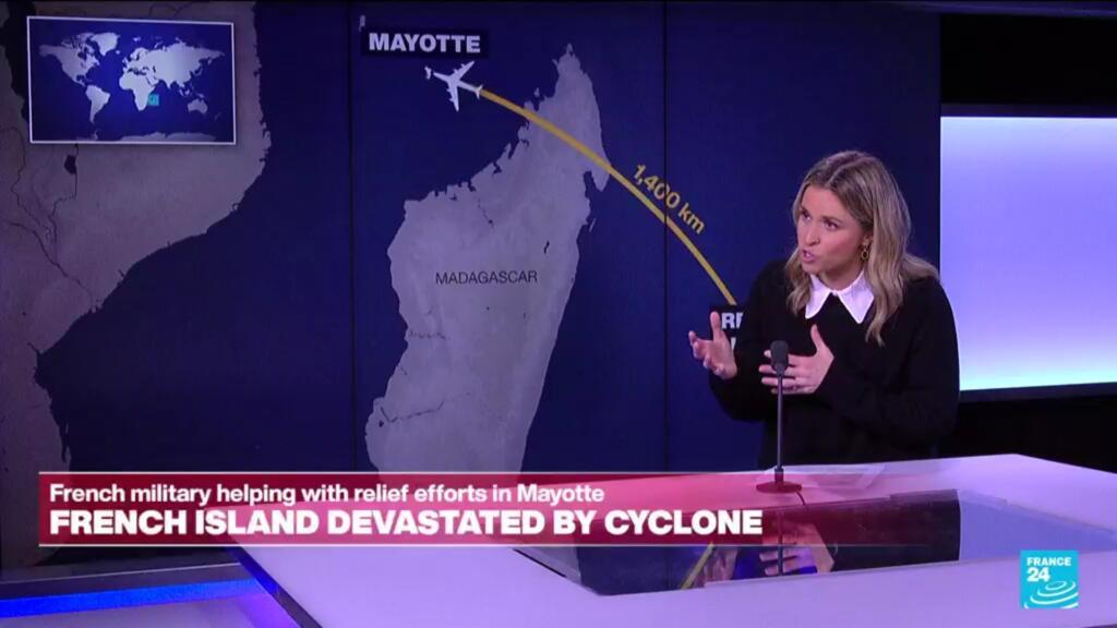 Rescue workers race against time to reach survivors of Cyclone Chido in Mayotte