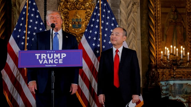 SoftBank to make $100B US investment in the U.S., Trump announces with CEO by his side