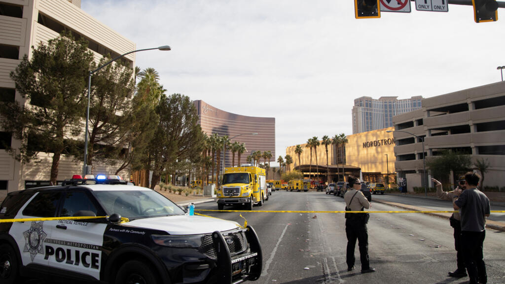 Tesla cybertruck explodes outside Trump hotel in Las Vegas, killing one