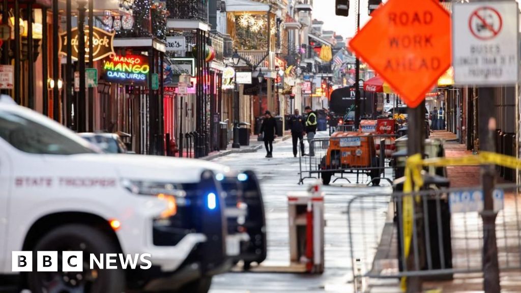 Security bollards removed for repairs before New Orleans attack