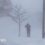 Snow blankets parts of New York and Nebraska