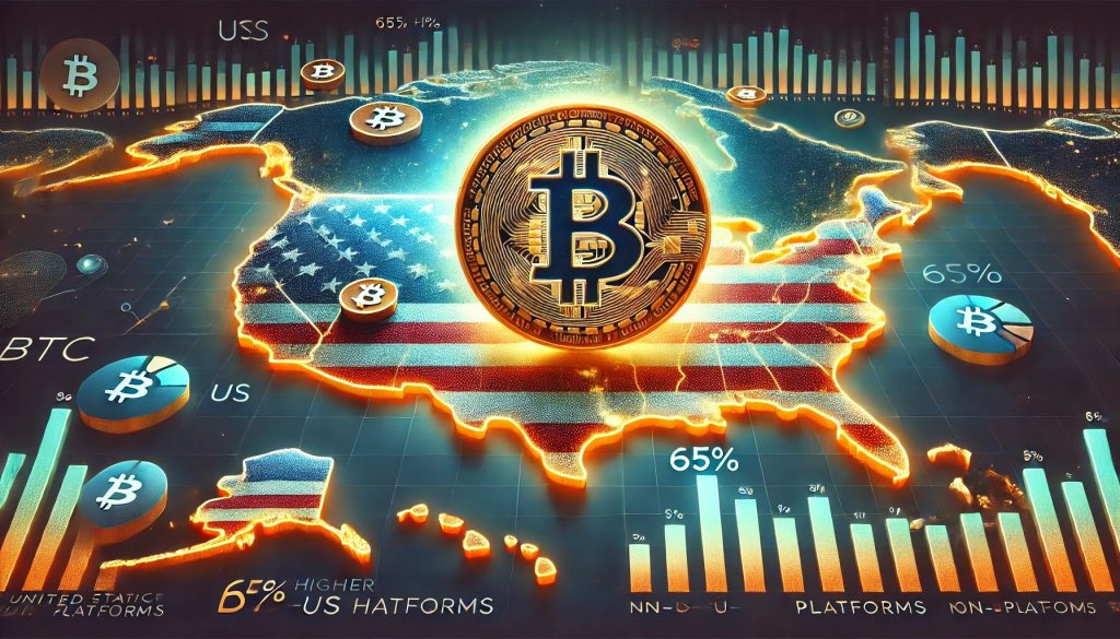 American Bitcoin Platforms Set New Record In Global Share