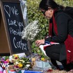 Americans wave goodbye to US president Jimmy Carter